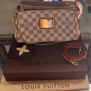 Louis Vuitton Eva Damier clutch/crossbody